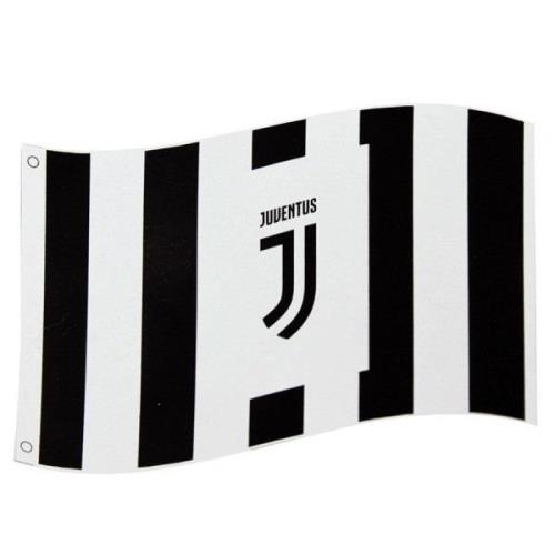 Juventus Flagg Logo - Sort/Hvit