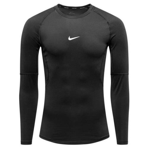 Nike Pro Baselayer Dri-FIT - Sort/Hvit Langermet