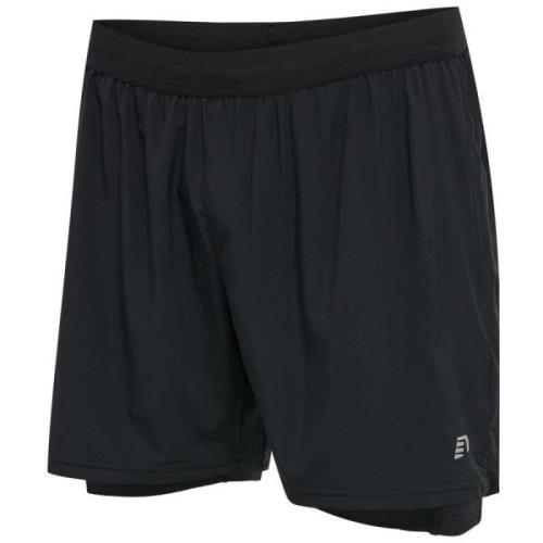 Hummel Løpeshorts Core 2-i-1 - Sort