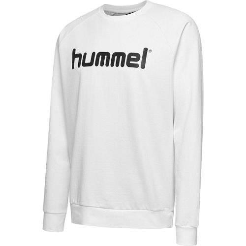 Hummel Go Cotton Logo Genser - Hvit Barn