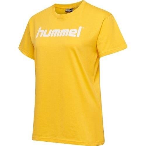 Hummel Go Cotton Logo T-Skjorte - Gul Dame