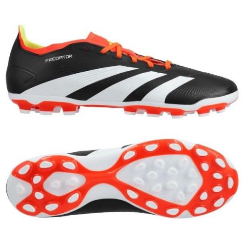 adidas Predator League 2G/3G AG Solar Energy - Sort/Hvit/Rød