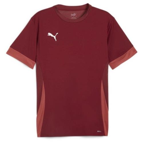 PUMA Trenings T-Skjorte teamGOAL - Burgunder/Hvit