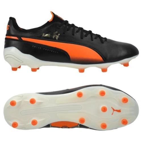 PUMA King Ultimate Cruyff FG/AG Legends - Sort/Hvit/Rickie Orange/PUMA...