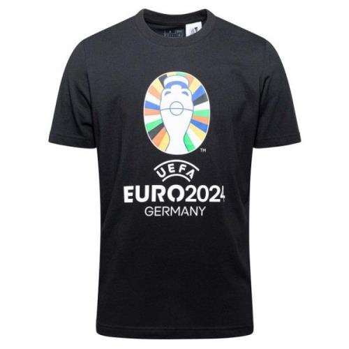 adidas T-Skjorte EURO 2024 Emblem - Sort