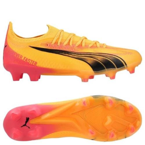 PUMA Ultra Ultimate FG/AG Forever Faster - Sun Stream/Sort/Rosa Dame