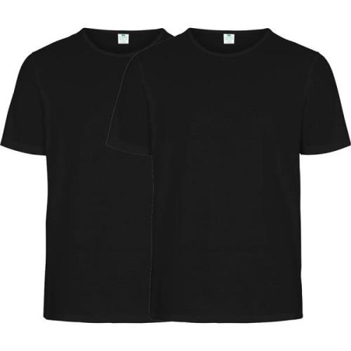 Dovre Økologisk T-Skjorte 2-Pakk - Sort