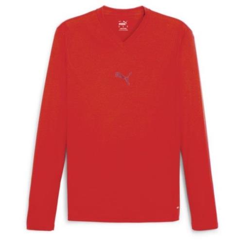 teamGOAL Baselayer Tee LS PUMA Red-Fast Red