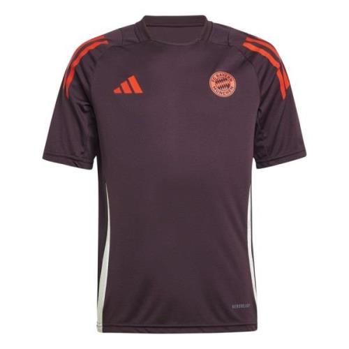 Bayern München Trenings T-Skjorte Tiro 24 - Shadow Maroon/Rød Barn