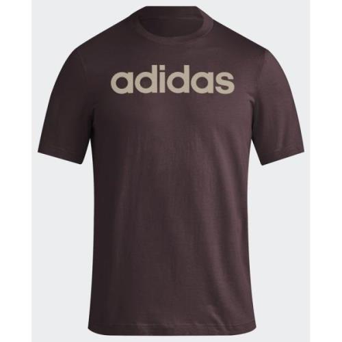 Adidas Essentials Single Jersey Linear Embroidered Logo Tee