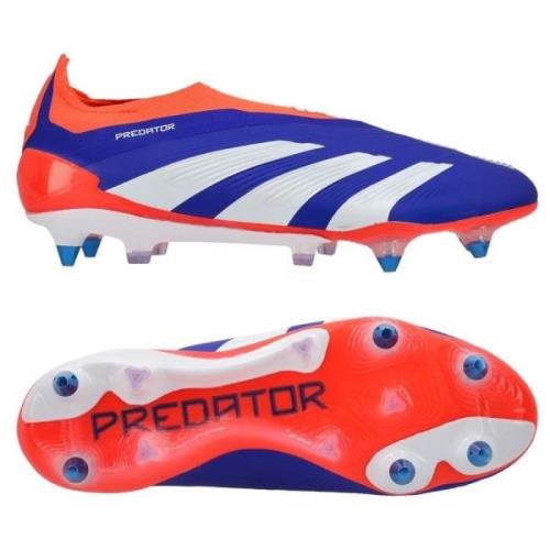 adidas Predator Elite Laceless SG Advancement - Lucid Blue/Hvit/Rød