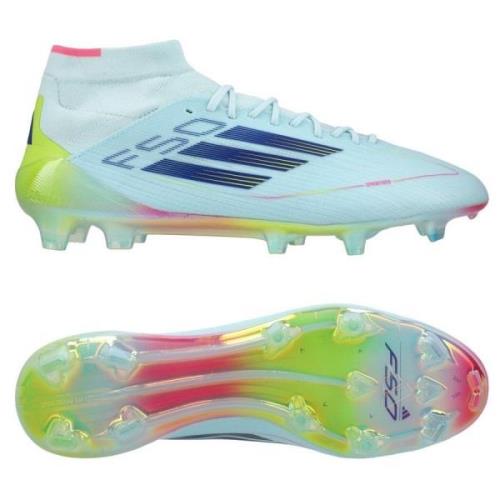 adidas F50 Elite Mid FG Stellar Icon - Almost Blue/Semi Lucid Blue/Gul...