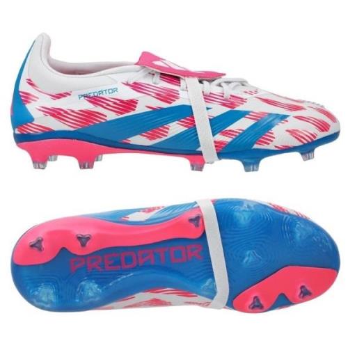 adidas Predator Elite Fold-over Tongue FG Reemergence - Hvit/Blå/Rosa ...