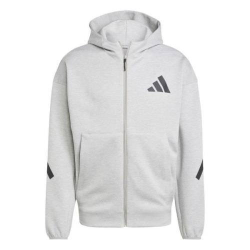 adidas Hettegenser Z.N.E. Full Zip - Grå