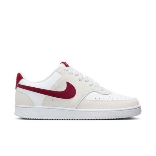 Nike Sneaker Court Vision Low - Hvit/Rød Dame