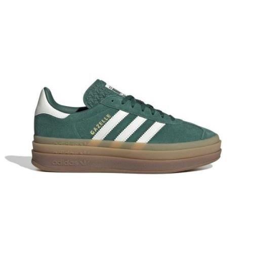 adidas Originals Sneaker Gazelle Bold - Grønn/Hvit/Gull Dame