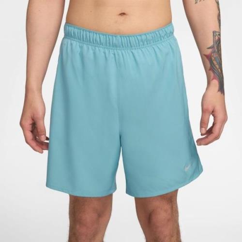 M NK DF CHALLENGER 72IN1 SHORT DENIM TURQ/GLACIER BLUE/REFLECTIVE SILV