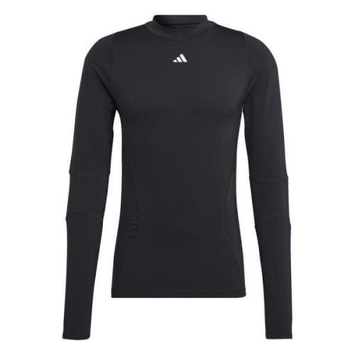 adidas Baselayer Techfit - Sort Langermet