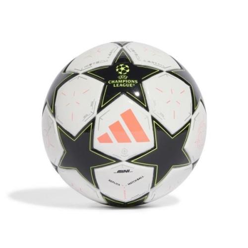 adidas Fotball Champions League 2024/25 Mini - Hvit/Sort/Sølv/Gul