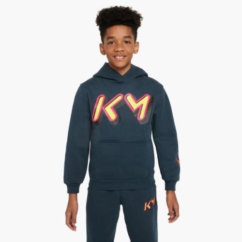 Nike Hettegenser Club Fleece Mbappé Personal Edition - Blå Barn