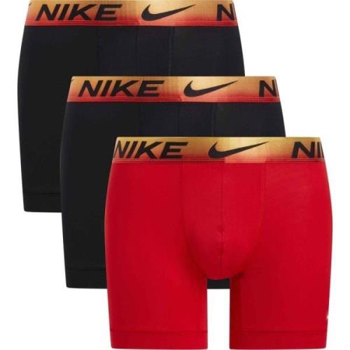 Nike Boxer 3-PK - Sort/Rød/Gull