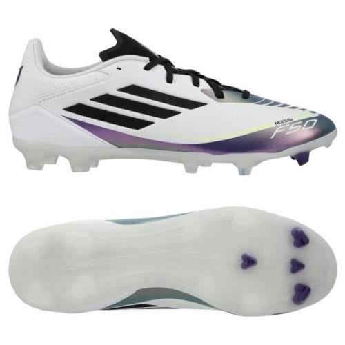 adidas F50 Messi League FG/AG Triunfo Estelar - Hvit/Sort/Lilla