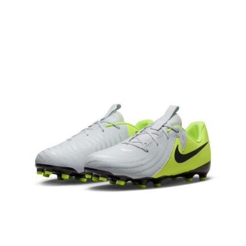 Nike Phantom GX II Academy MG Mad Voltage - Sølv/Sort/Neon Barn