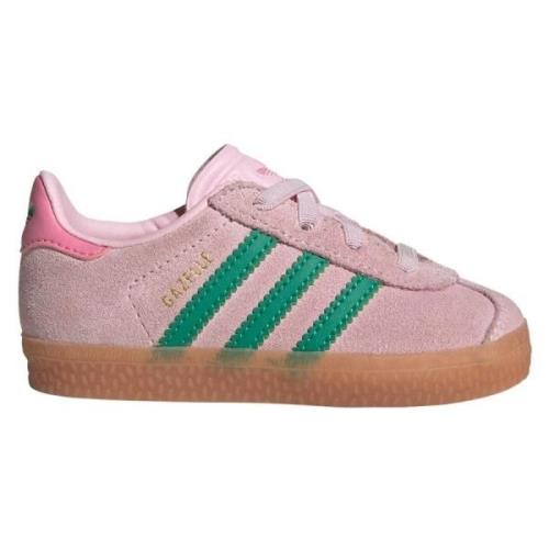 Adidas Original Gazelle Comfort Closure Elastic Laces Shoes Kids